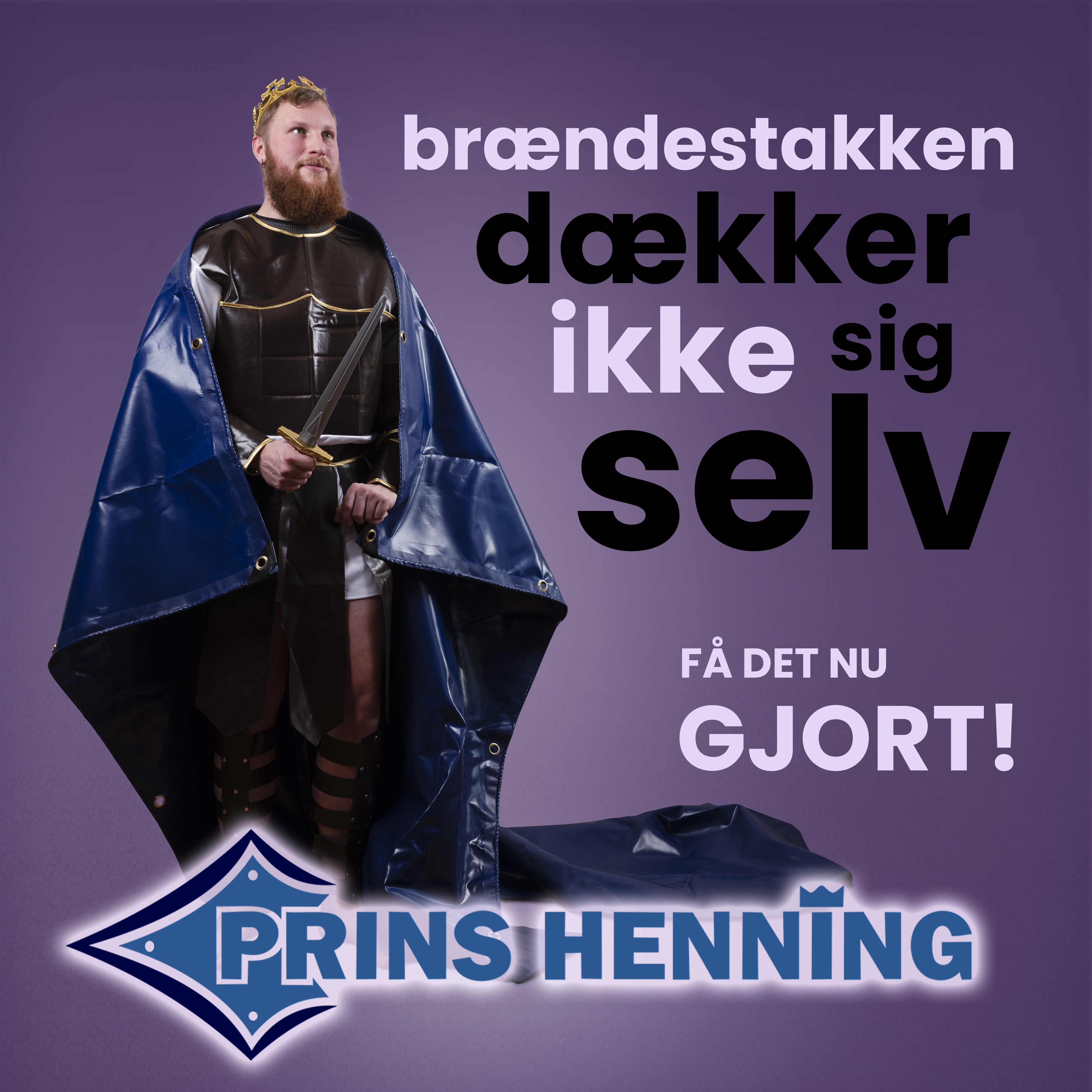elskerinde Rynke panden Par Presenning til at lægge over brænde stakken - PrinsHenning.dk